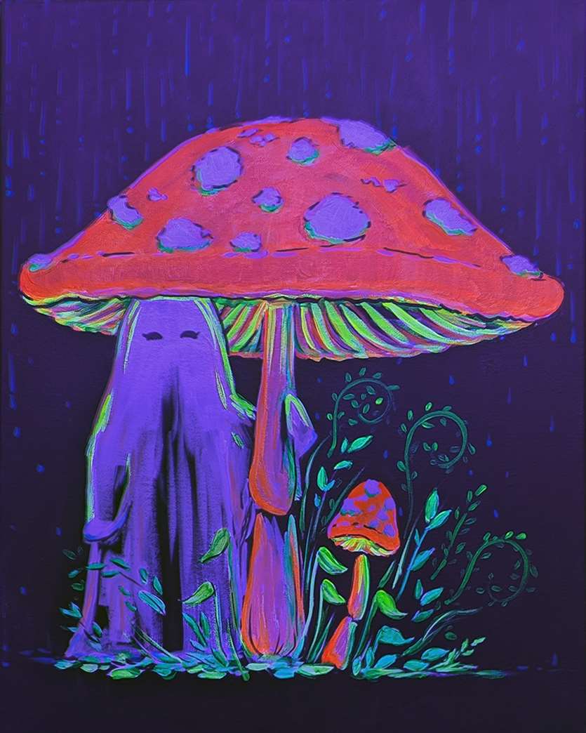 Ghost in the Rain - Black Light 1